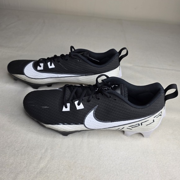 Nike Vapor Edge Speed 360 2 Football Cleats DA5455-001 Black White Sz 11.5 - Picture 3 of 8